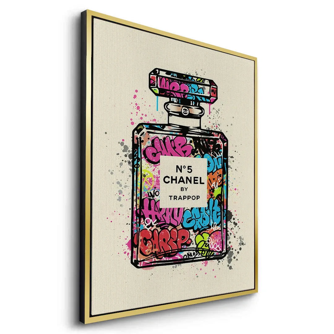 Pop Luxe Chanel - Canvas - Jasmineart.ae