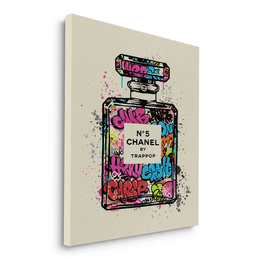 Pop Luxe Chanel - Canvas - Jasmineart.ae