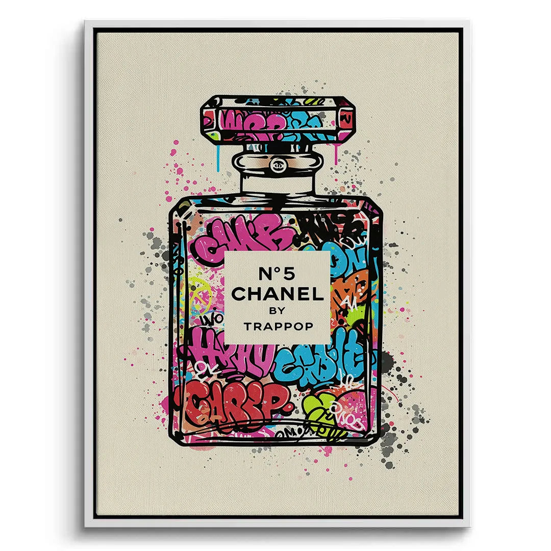 Pop Luxe Chanel - Canvas - Jasmineart.ae