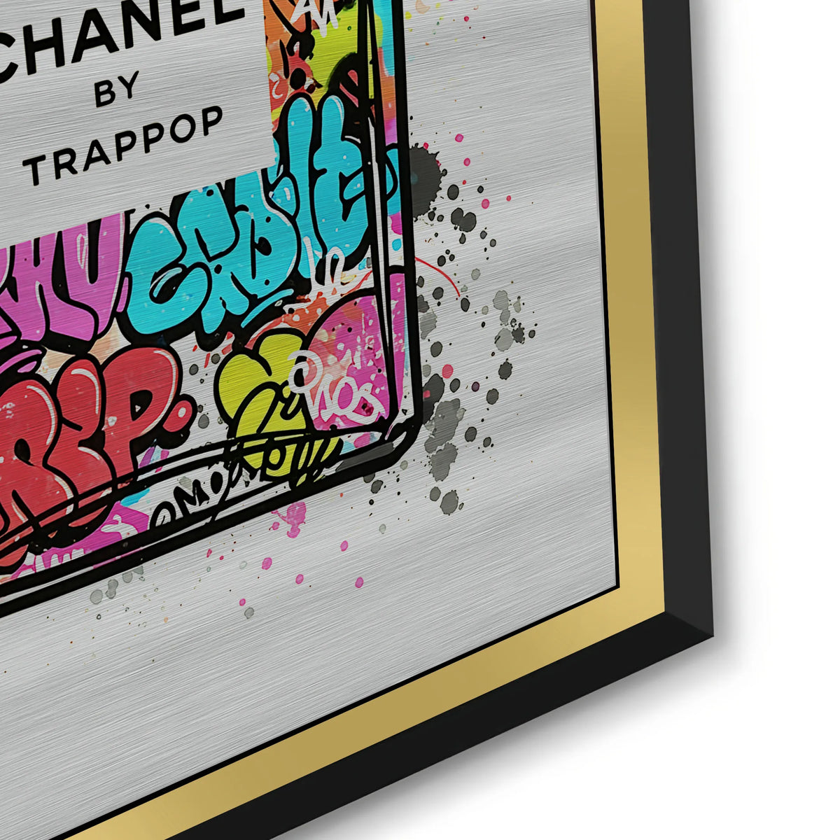 Pop Luxe Chanel - Metal - Jasmineart.ae