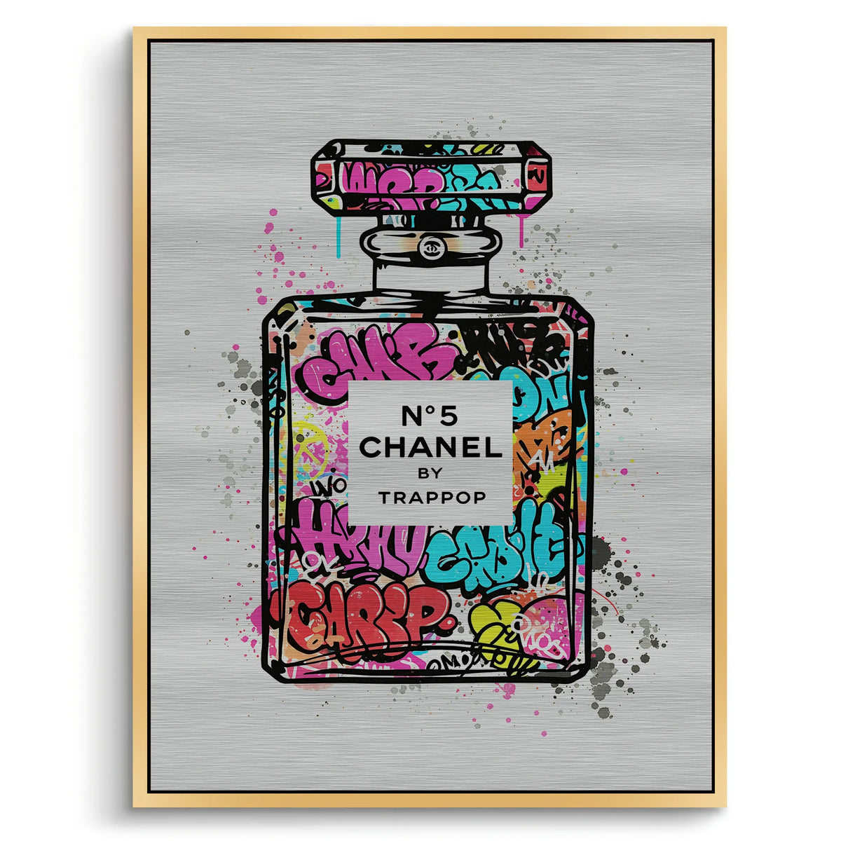 Pop Luxe Chanel - Metal - Jasmineart.ae
