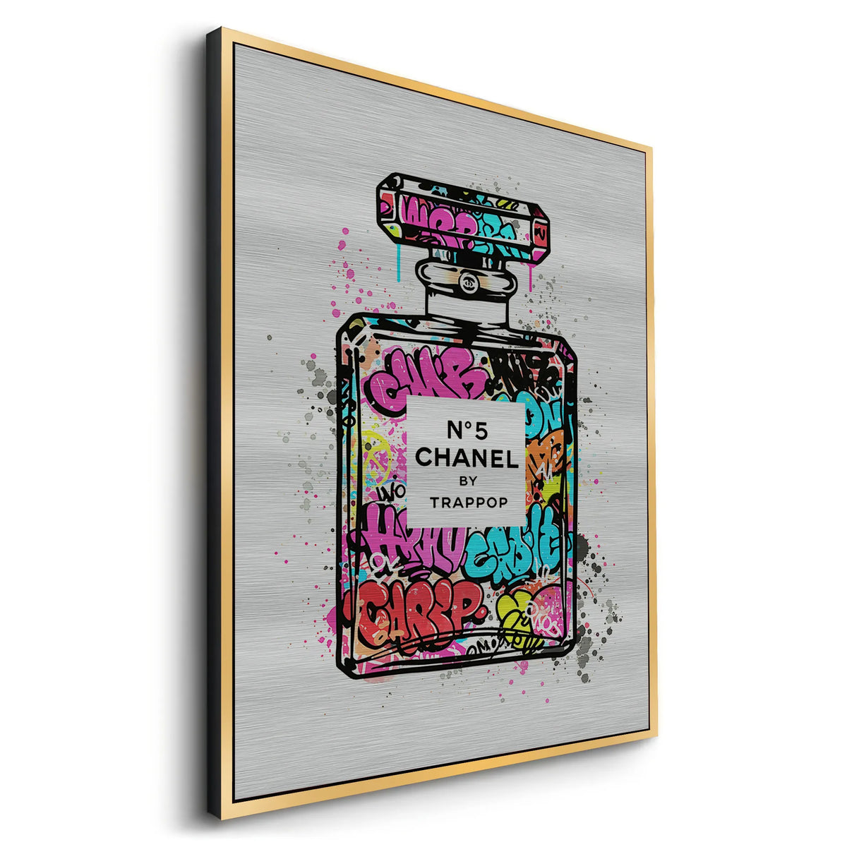 Pop Luxe Chanel - Metal - Jasmineart.ae