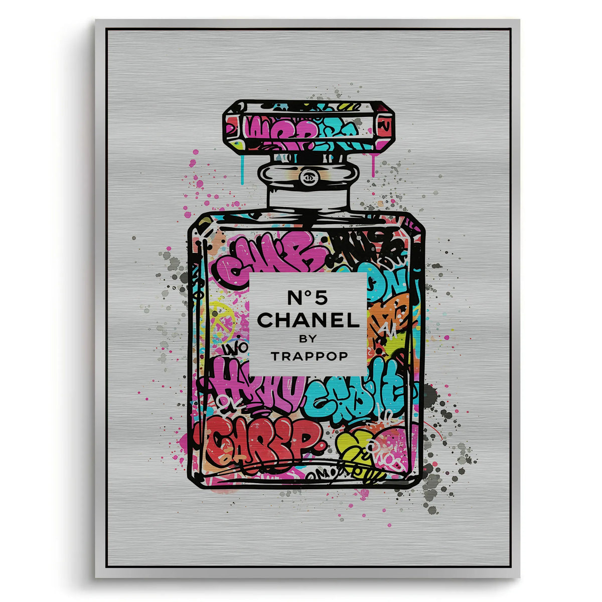 Pop Luxe Chanel - Metal - Jasmineart.ae