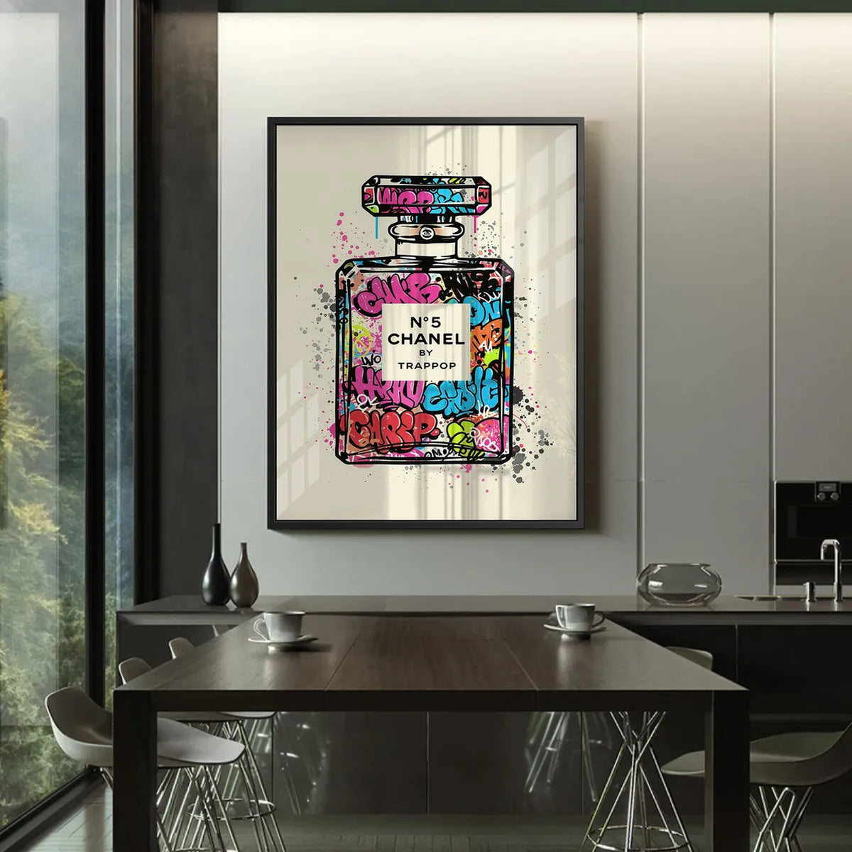 Pop Luxe Chanel - Acrylic - Jasmineart.ae