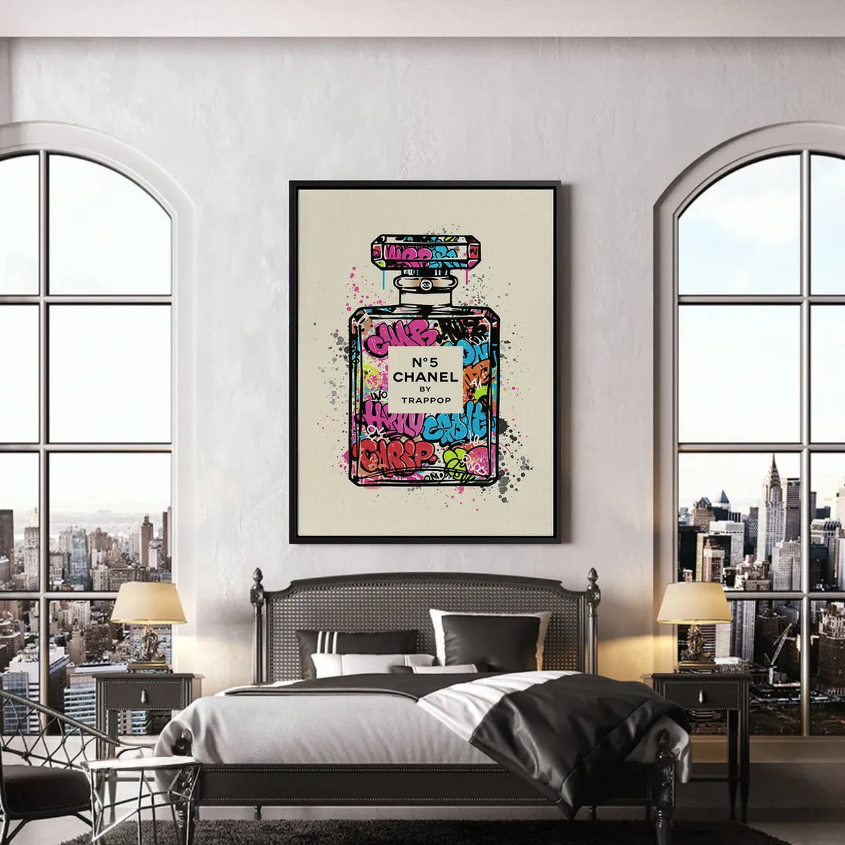 Pop Luxe Chanel - Canvas - Jasmineart.ae