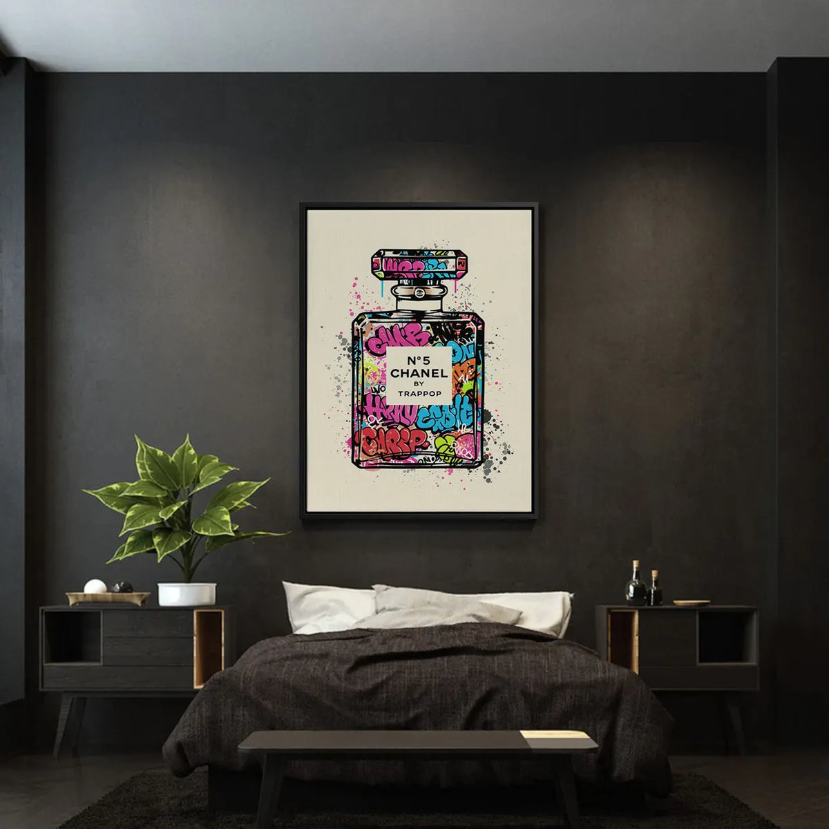 Pop Luxe Chanel - Canvas - Jasmineart.ae