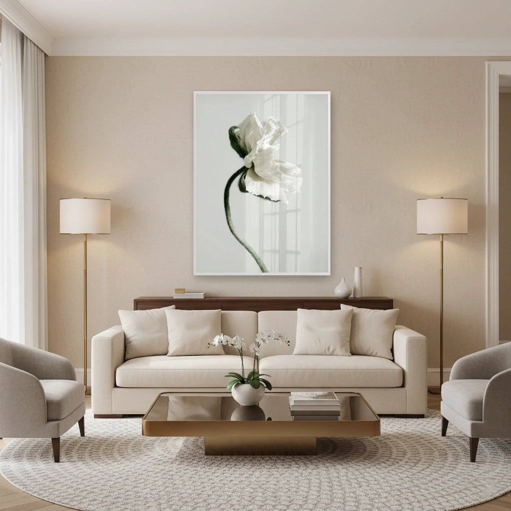 2Poppy Flower - Fine Art - Jasmineart.ae