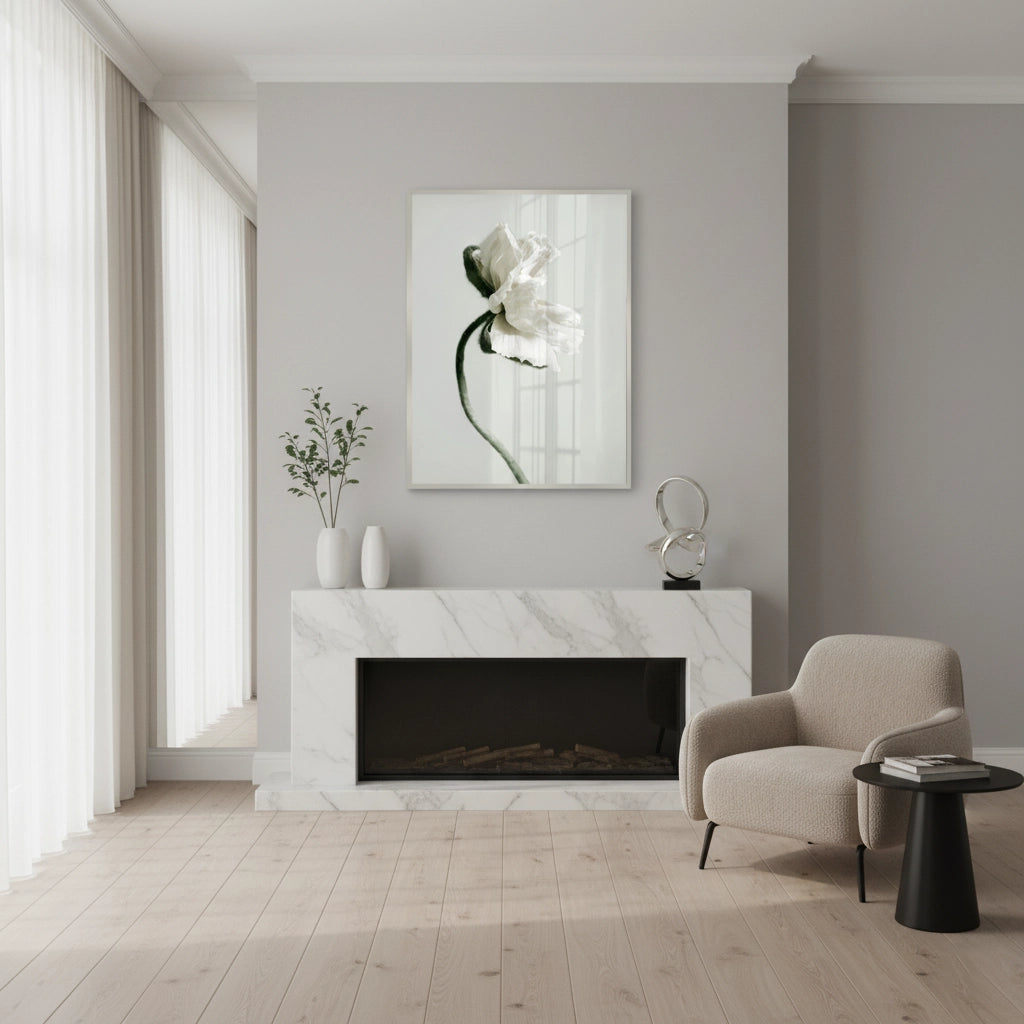 2Poppy Flower - Fine Art - Jasmineart.ae