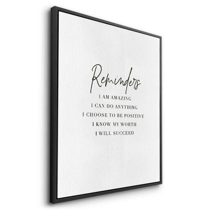 Positive Affirmation - Canvas
