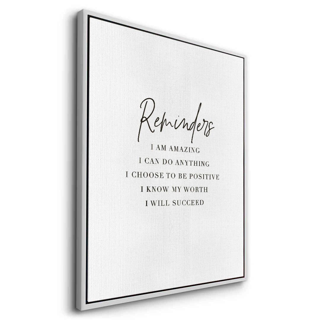2Positive Affirmation - Canvas
