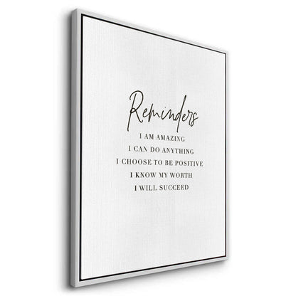 Positive Affirmation - Canvas