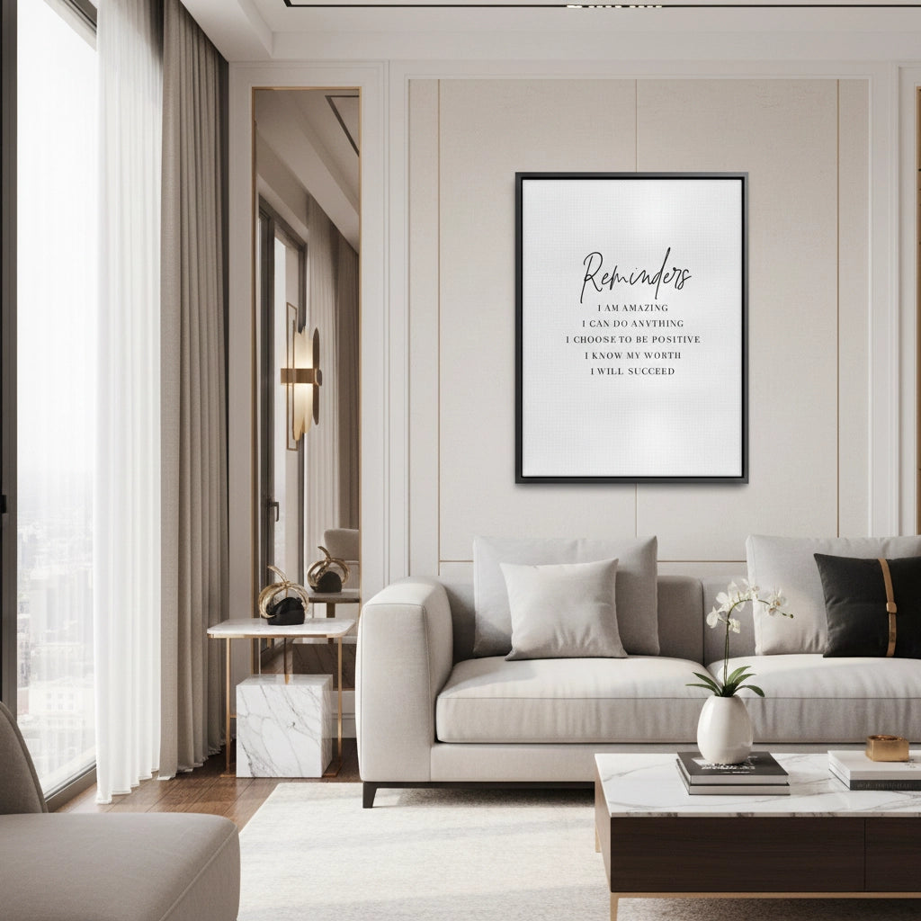 2Positive Affirmation - Canvas