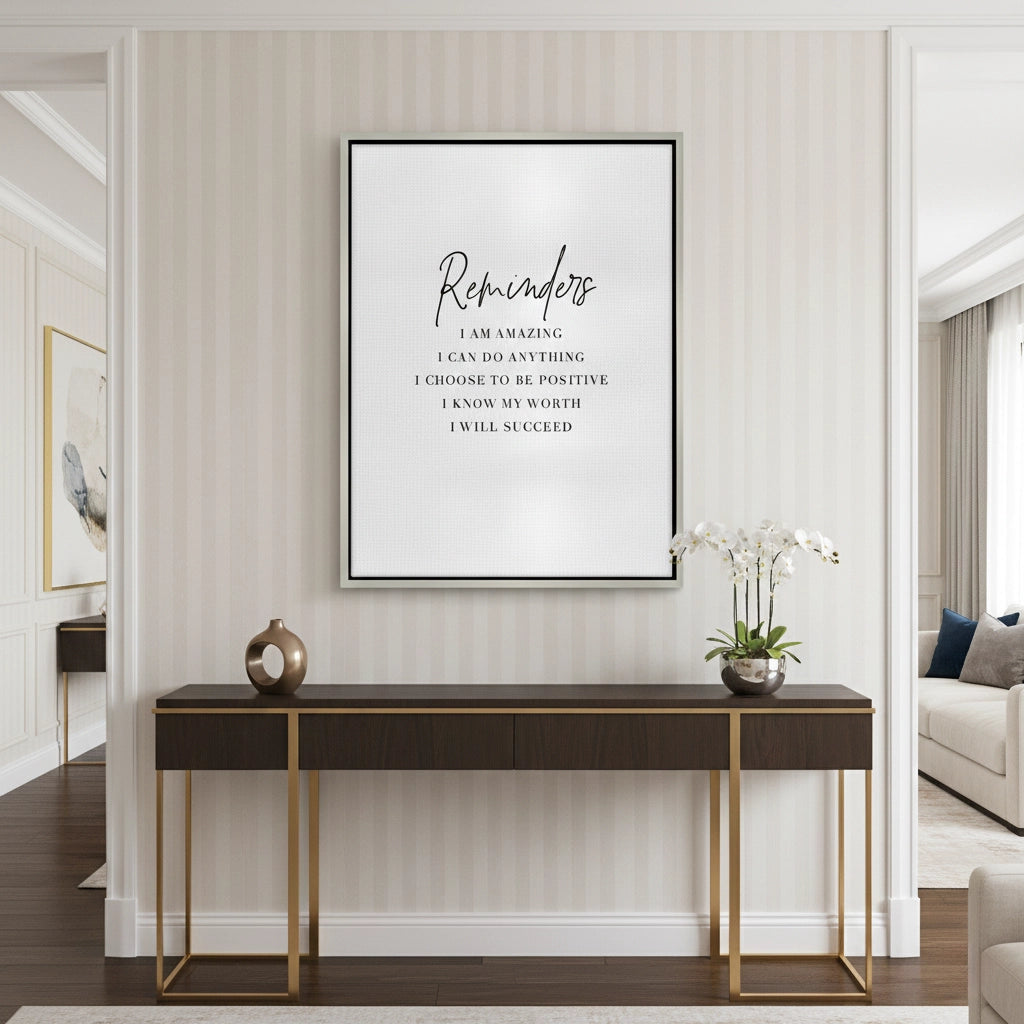 2Positive Affirmation - Canvas