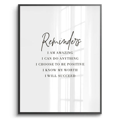 Positive Affirmation - Fine Art