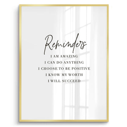 Positive Affirmation - Fine Art