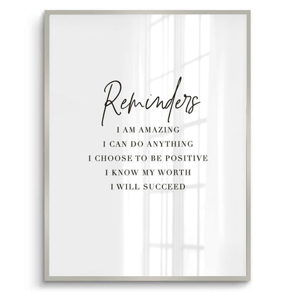 Positive Affirmation - Fine Art