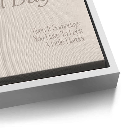 Positive Day - Canvas