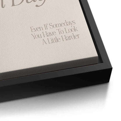 Positive Day - Canvas