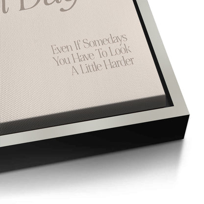 Positive Day - Canvas