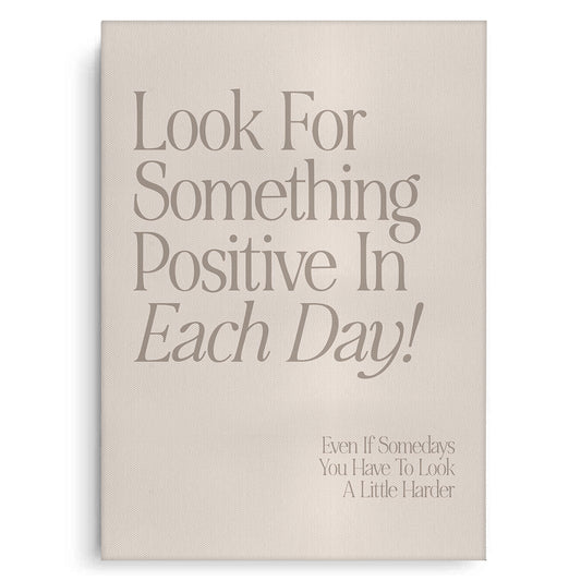 Positive Day - Canvas