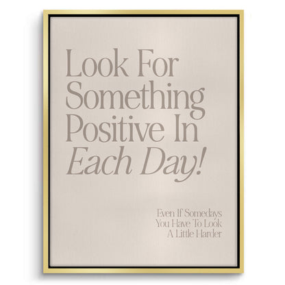 Positive Day - Canvas