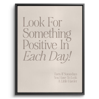 Positive Day - Canvas