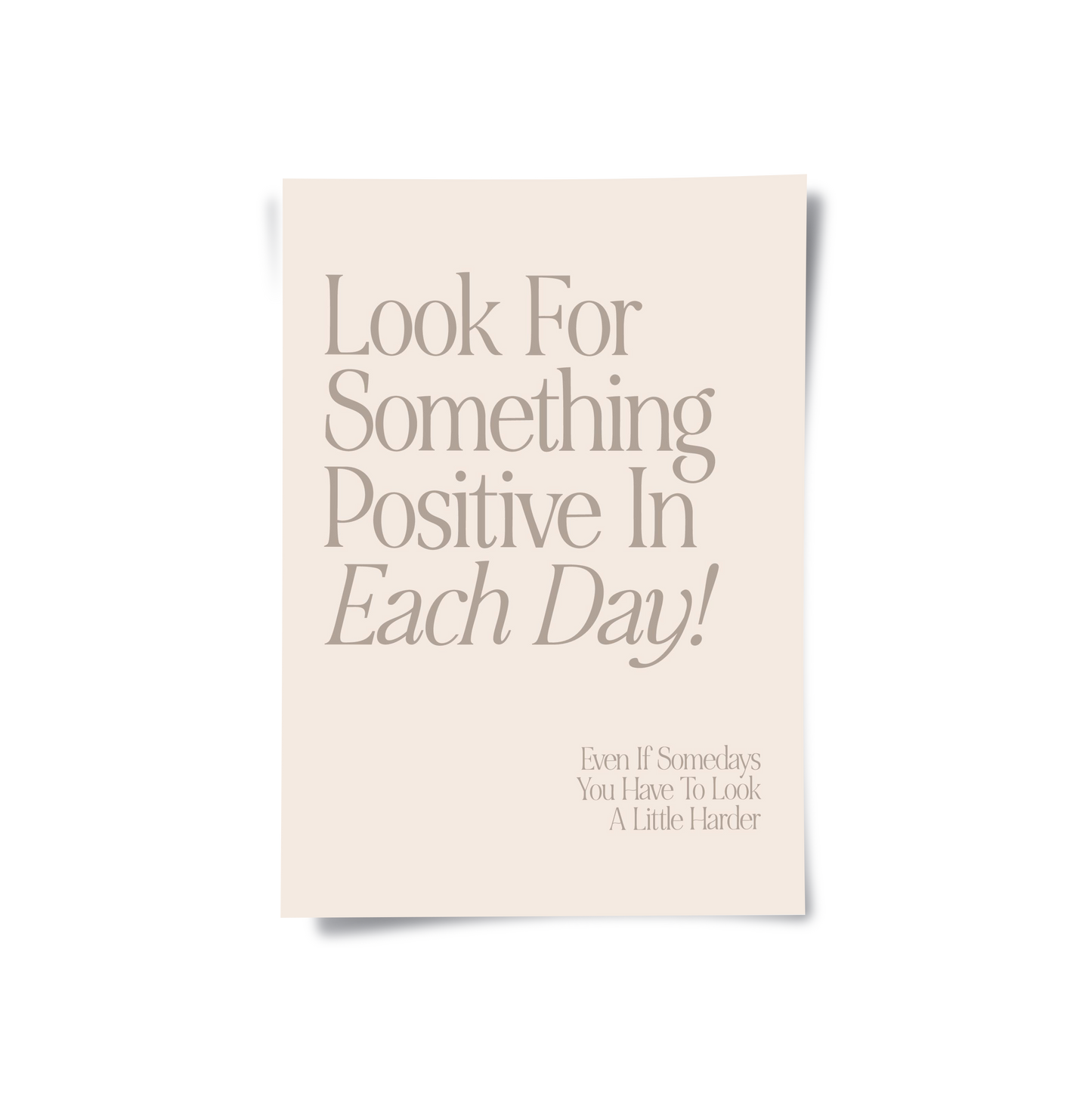 2Positive Day - Poster