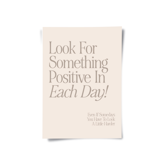 Positive Day - Poster