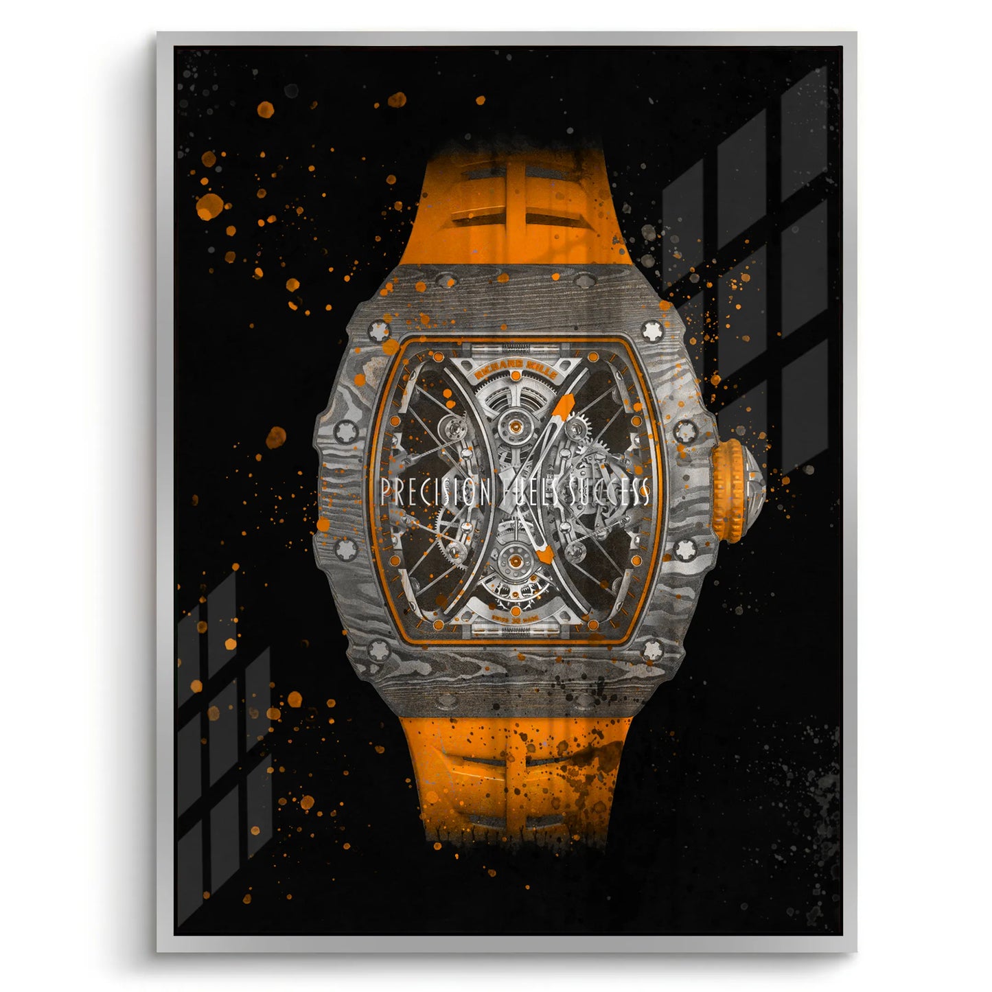 2Precision fuels success - Acrylic