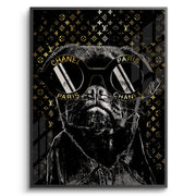 Pug in Chanel Sunglasses - Fine Art - Jasmineart.ae