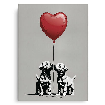 Puppy Love - Canvas