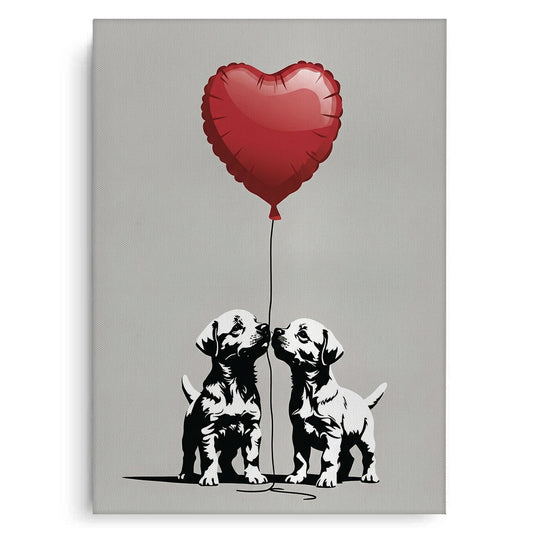 Puppy Love - Canvas