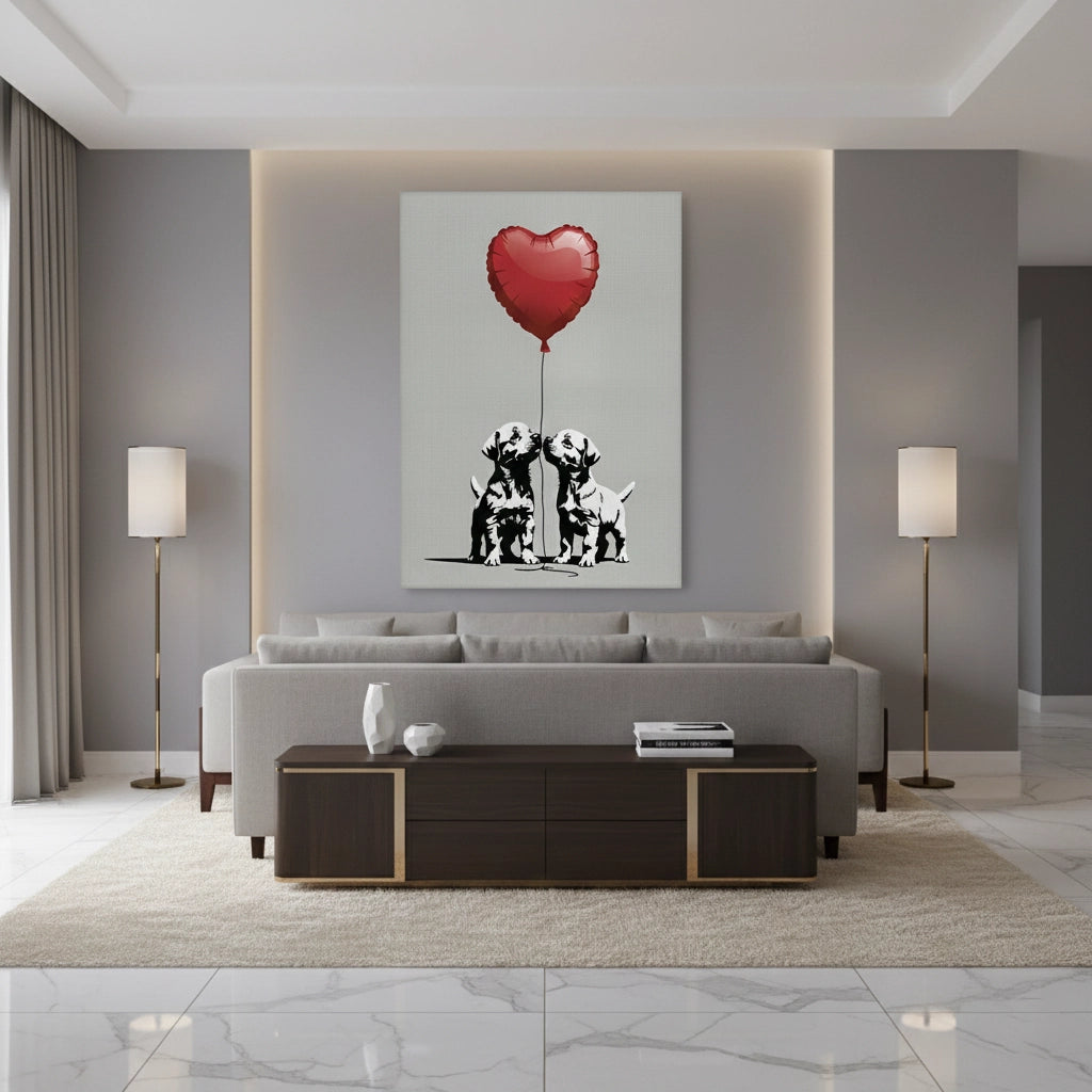 Puppy Love - Canvas