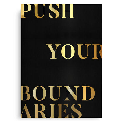 Push Your Boundaries - Canvas