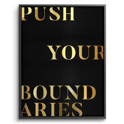 Push Your Boundaries - Canvas