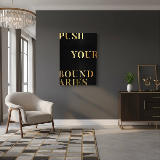 Push Your Boundaries - Canvas