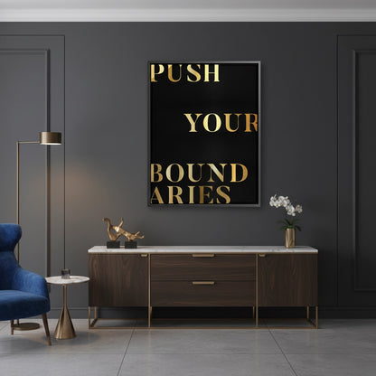 Push Your Boundaries - Canvas