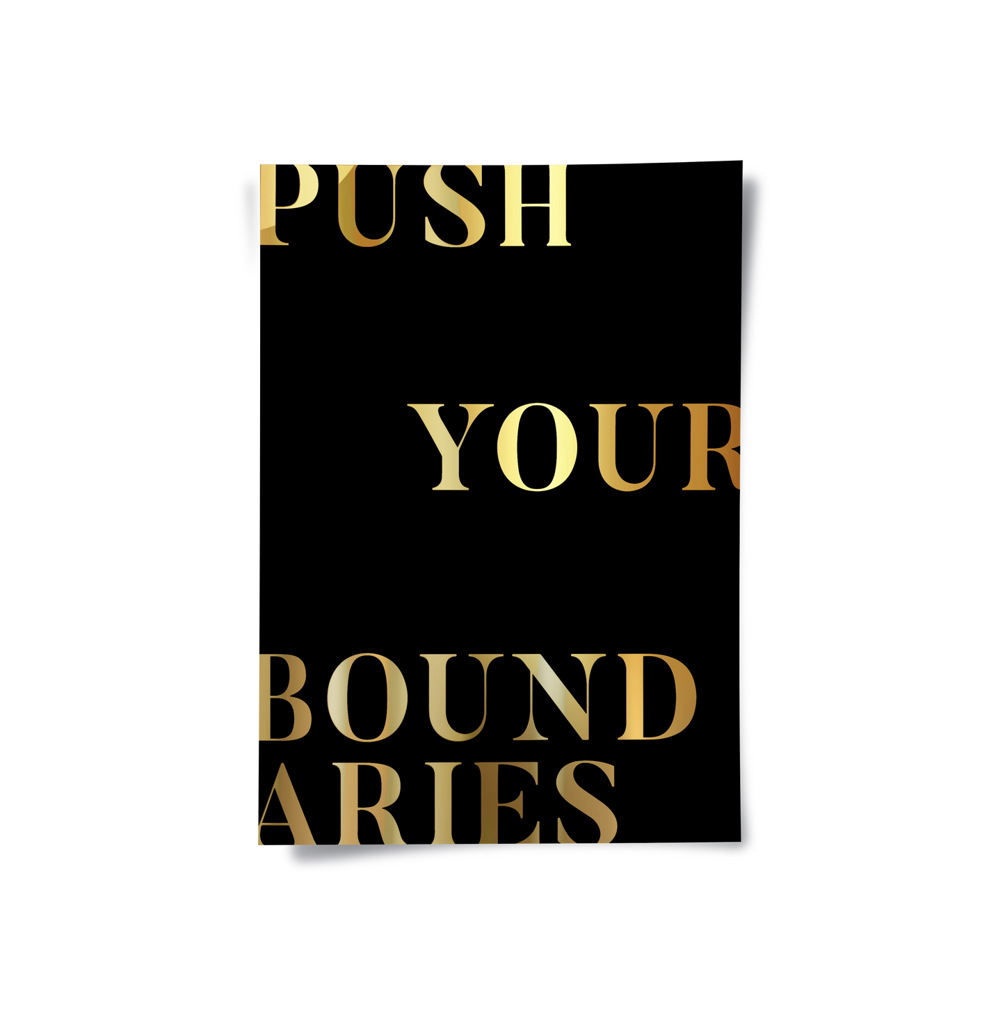 2Push Your Boundaries - Poster