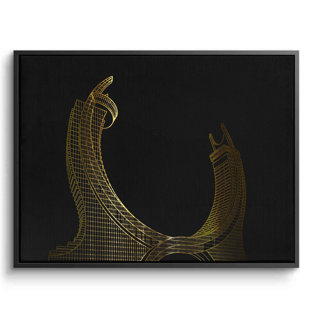 2Qatara Tower - Canvas