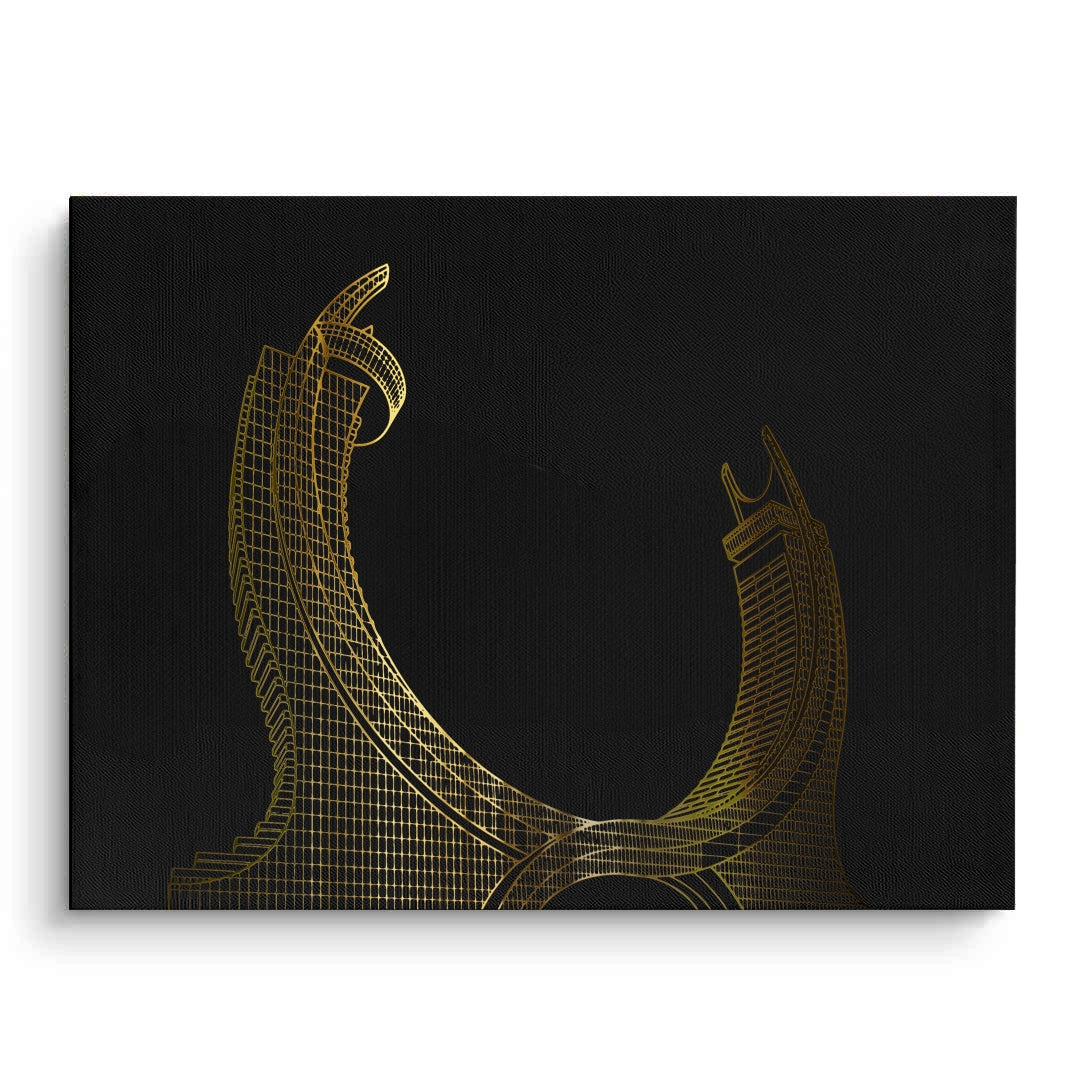 2Qatara Tower - Canvas