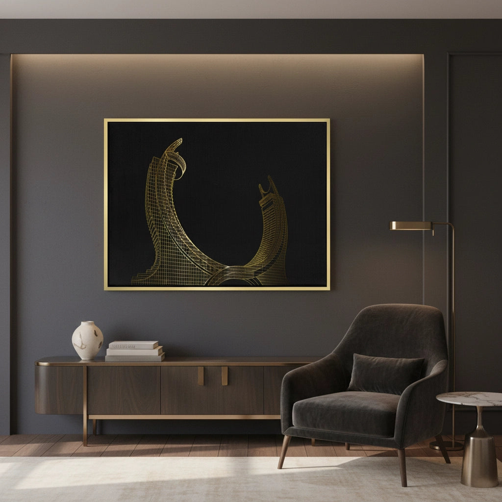 2Qatara Tower - Canvas