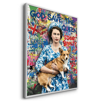 Queen Elizabeth II Graffiti - Fine Art