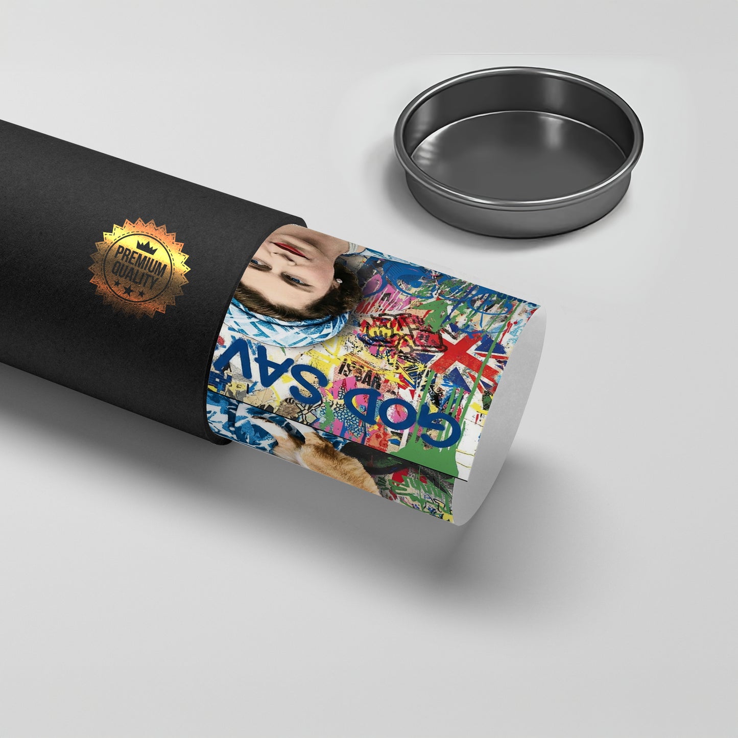 2Queen Elizabeth II Graffiti - Poster