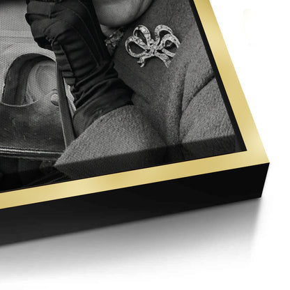 Queen Elizabeth II with Leica Camera - Canvas