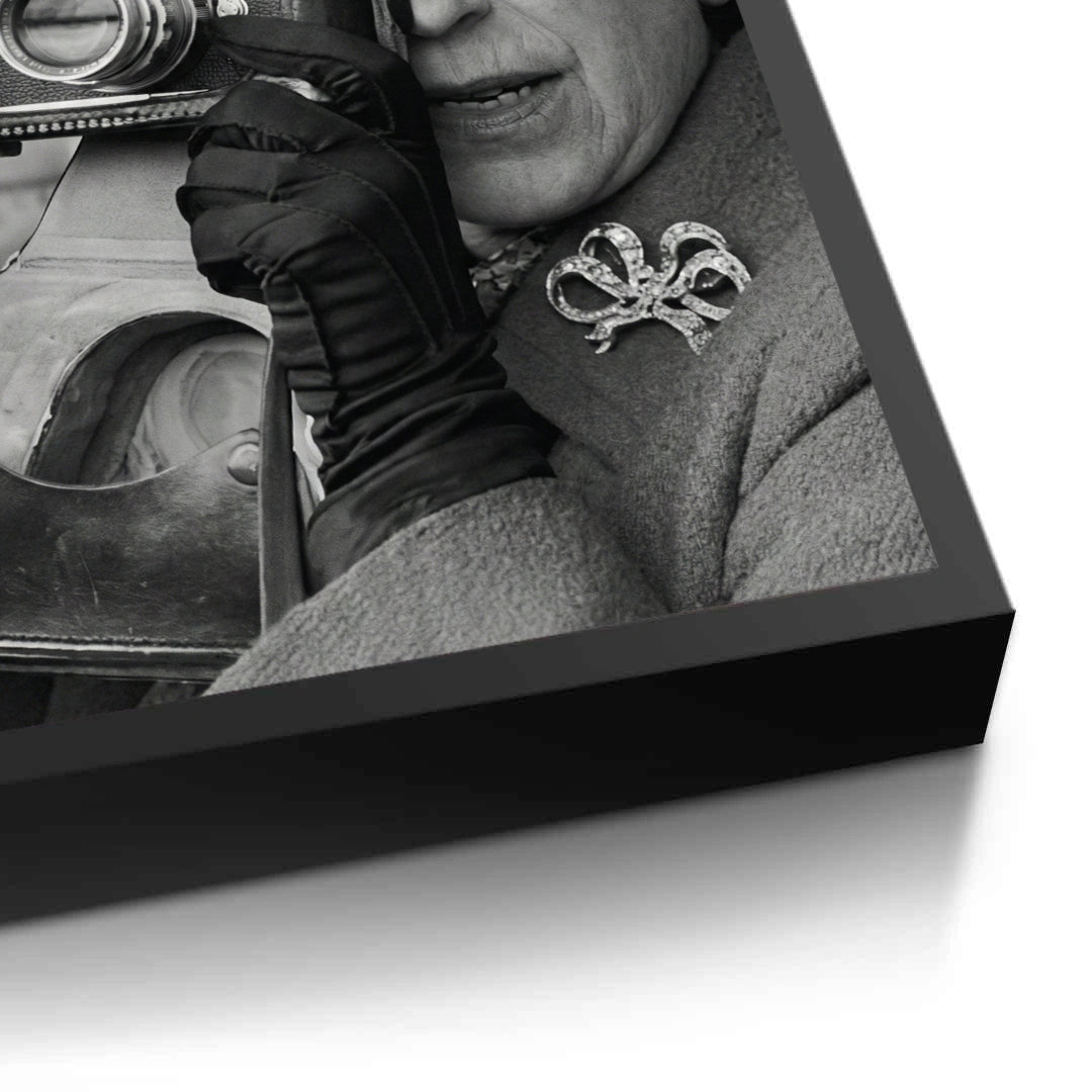 2Queen Elizabeth II with Leica Camera - Fine Art