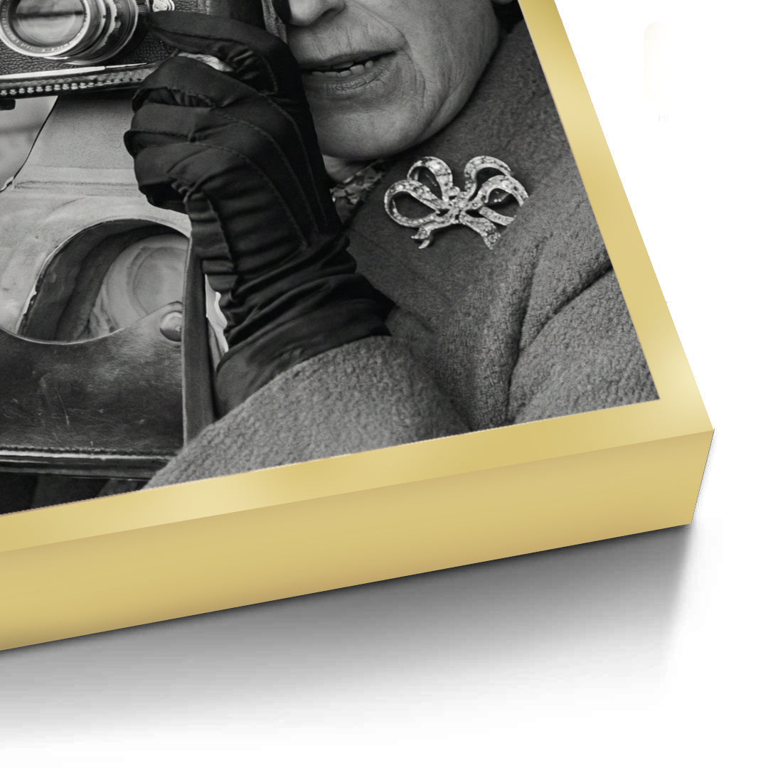 2Queen Elizabeth II with Leica Camera - Fine Art