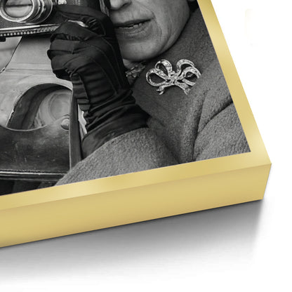 Queen Elizabeth II with Leica Camera - Fine Art