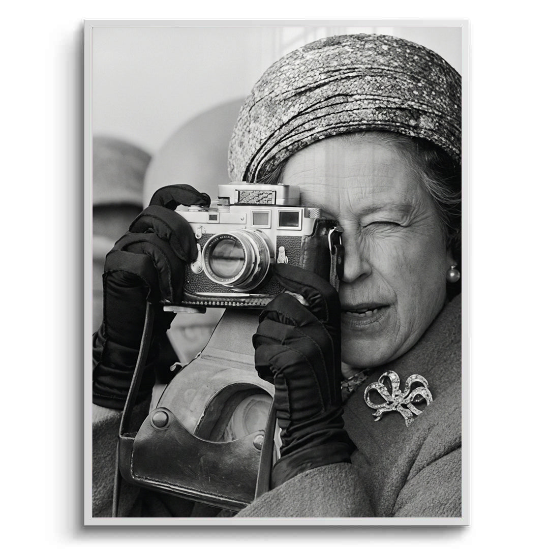 2Queen Elizabeth II with Leica Camera - Fine Art