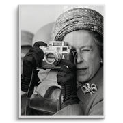 Queen Elizabeth II with Leica Camera - Fine Art