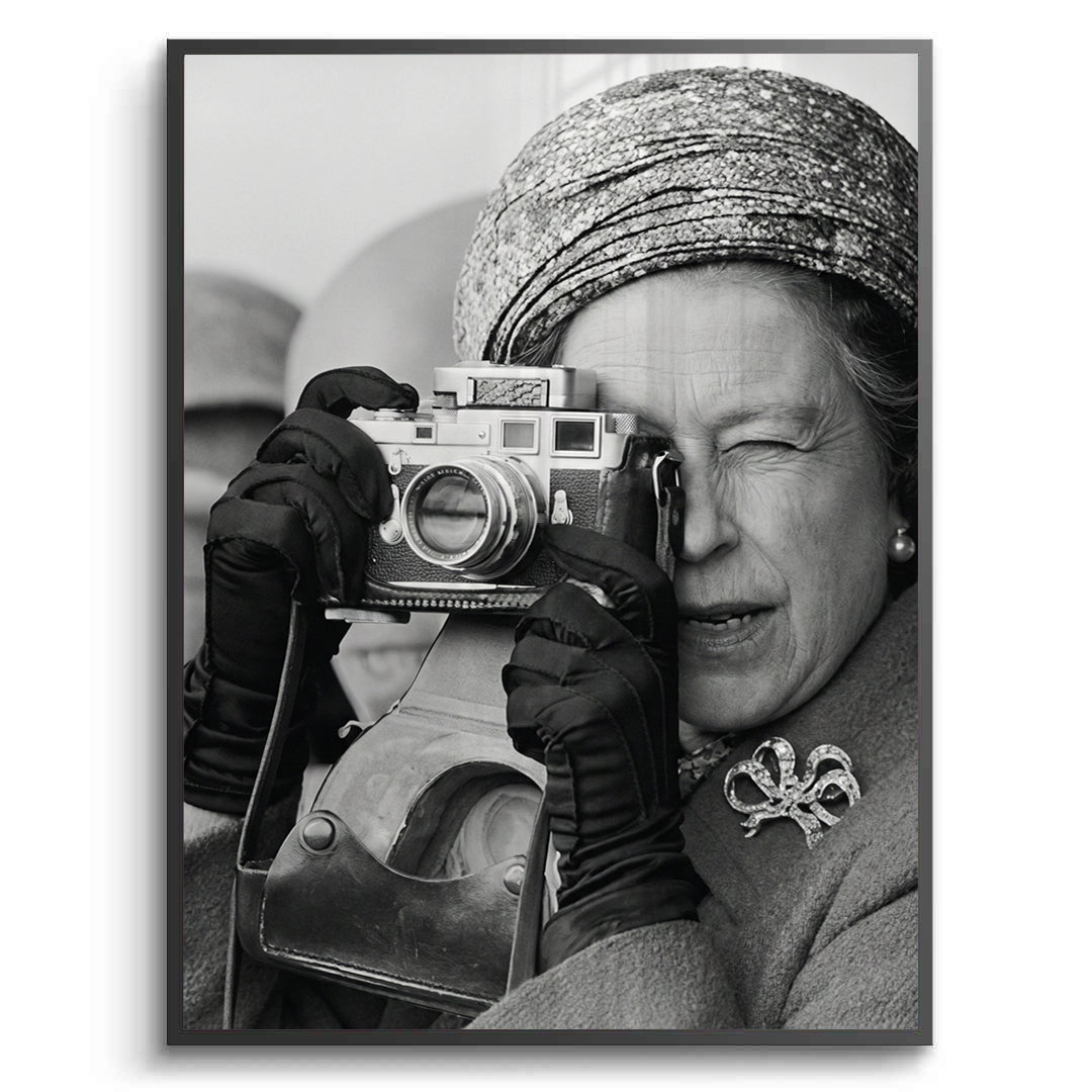 2Queen Elizabeth II with Leica Camera - Fine Art